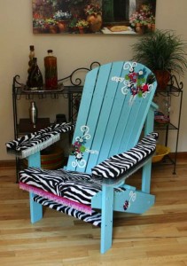 Julianna's chair full shot on angle