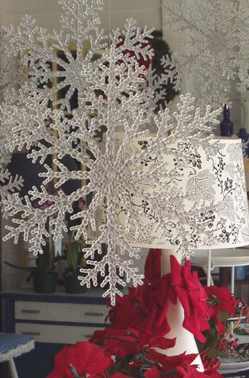 Kathy Peterson Giant Snowflake decor
