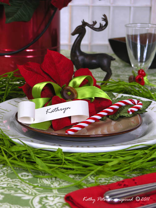 Kathy Peterson Inspired Chrstmas Table Decor