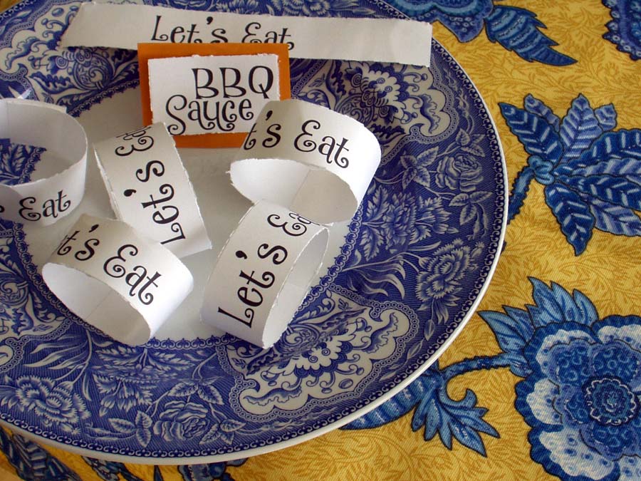 Kathy Peterson Napkin Holders Let's Eat After