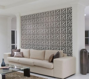Kathy Peterson Inspired Brown WS Living room Lattice-stencil-Peterson_kathy