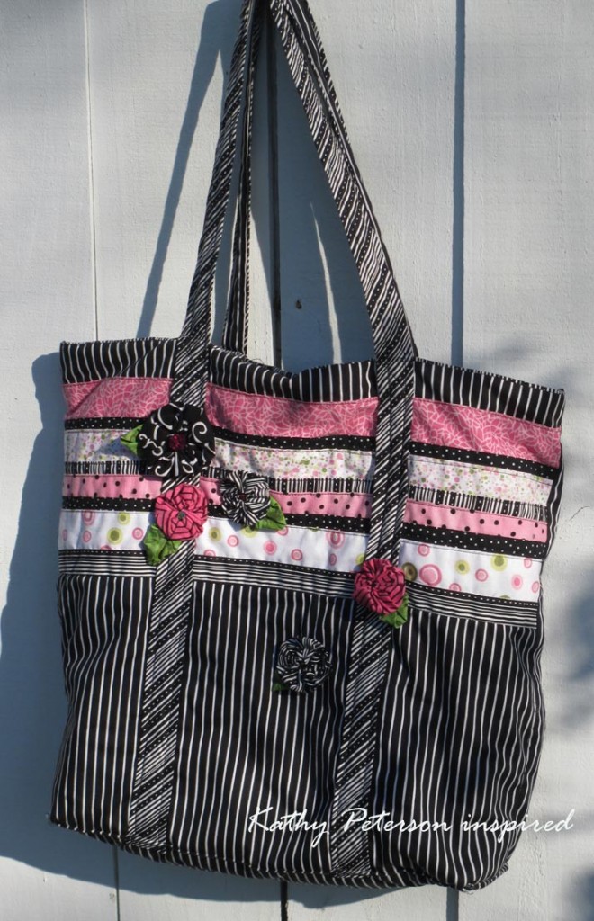 Kathy Peterson inspired totebag ws